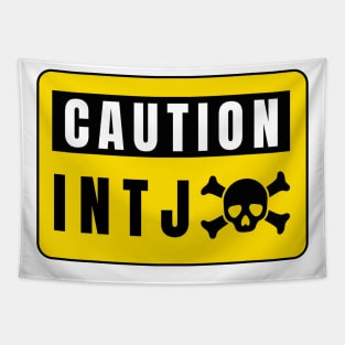 Caution INTJ Tapestry