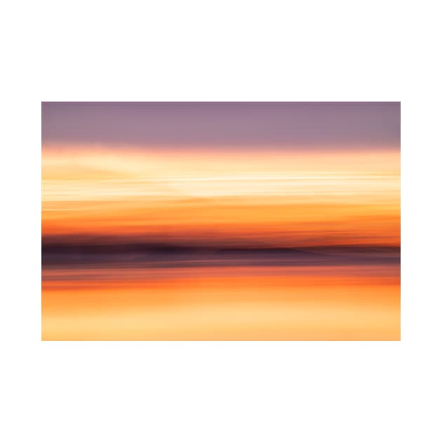 Abstract coastal theme using long exposure for intense color background with orange hue by brians101