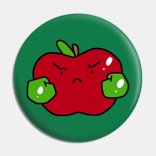 Boxing Apple Pin