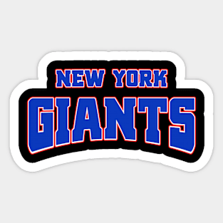 Rico New York Giants Home State Vinyl Sticker HSS1401