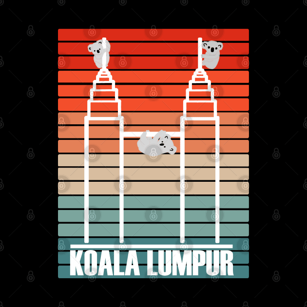 witziges Koala Lumpur Malaysia Stadt Kunst Frauen by FindYourFavouriteDesign