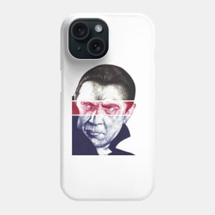 Dracula, A a ballpoint portrait. Phone Case