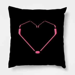 Hockey Heart Pillow