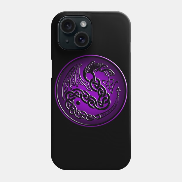 CELTIC DRAGONS 2 Phone Case by GardenOfNightmares