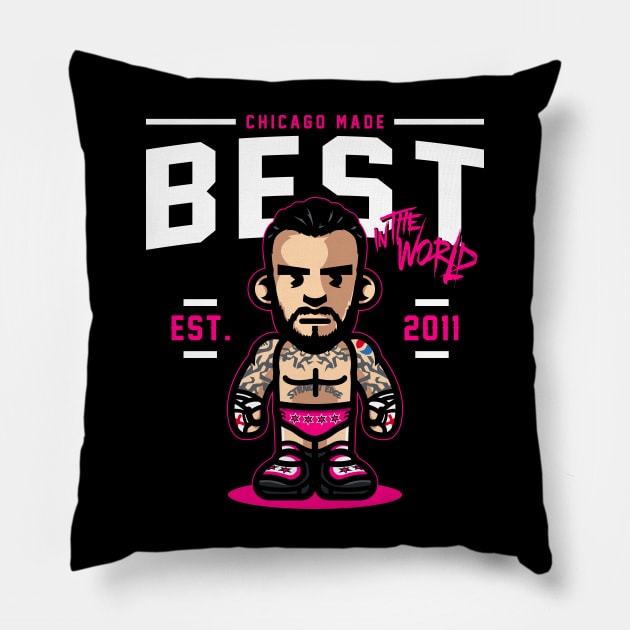 Best In The World - Hart Foundation Pillow by KDNJ