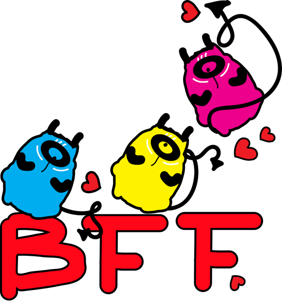 BFF MONSTERS Kids T-Shirt by CindyS