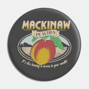 Mackinaw Peaches Pin