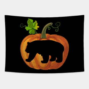 Panda bear in pumpkin Tapestry