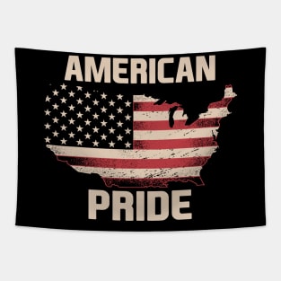 American Pride Flag Tshirt Tapestry