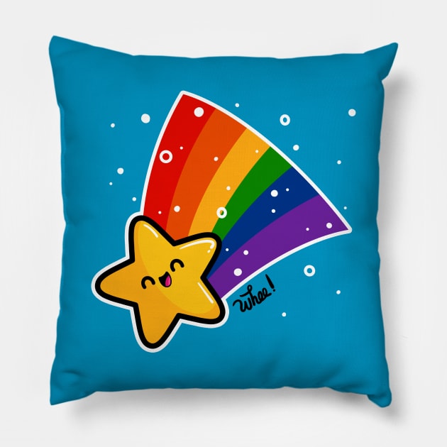 Falling Star Pillow by fishbiscuit