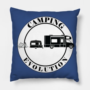 Evolution of Camping Class C Pillow