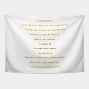 The 10 Commandments Tapestry