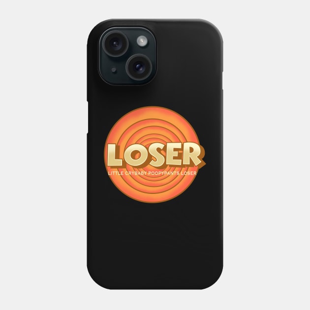 Loser Crybaby Poopypants Phone Case by alexkosterocke