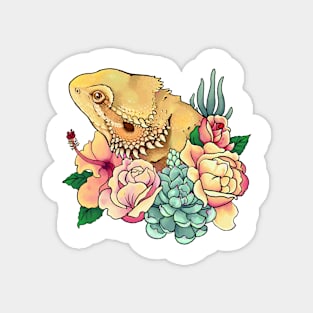 Pastel Bearded Dragon Magnet