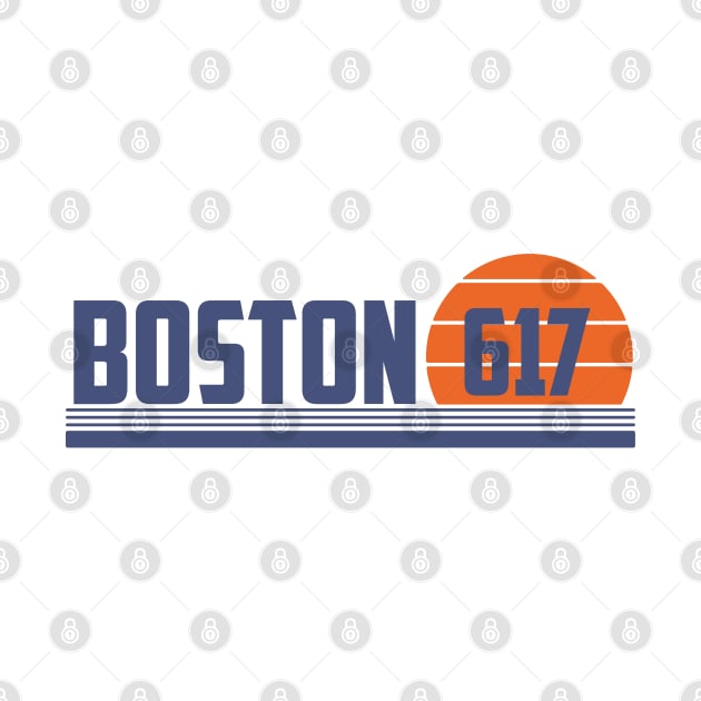 617 Boston Massachusetts Area Code by Eureka Shirts