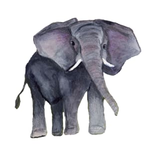 Watercolour Elephant T-Shirt