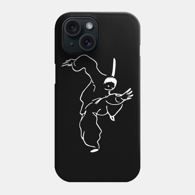 kungfu monk Phone Case by Nikokosmos