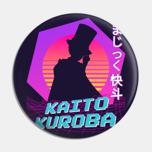 Kaito Kuroba - Vaporwave Pin