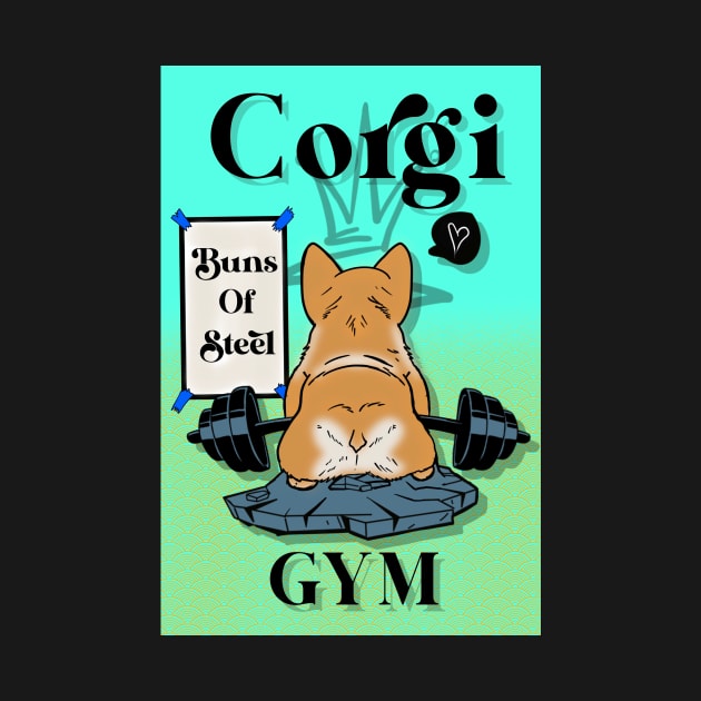 Corgi Bums of steel by Rossi Jay Inc.