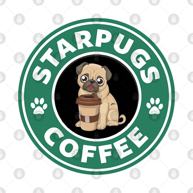 Starpugs Coffee Logo by FUNNYTIMES