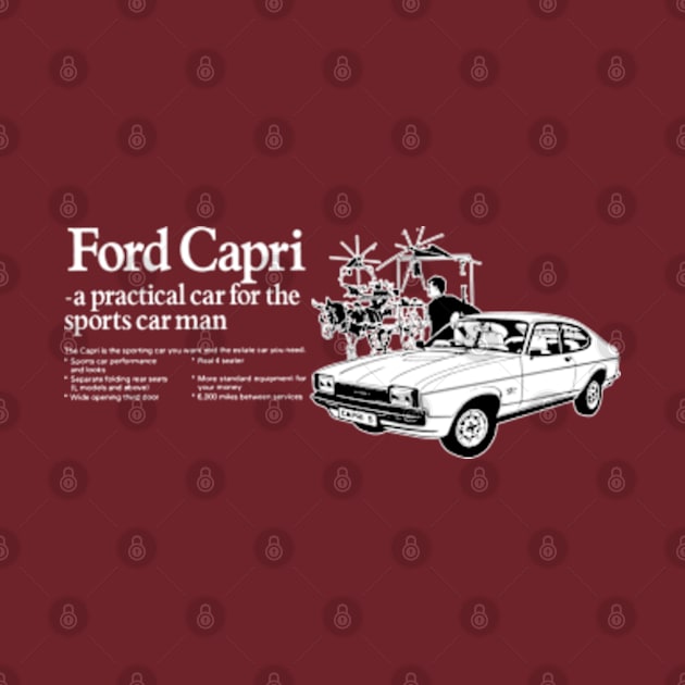 FORD CAPRI - advert by Throwback Motors