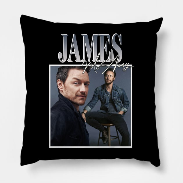 James McAvoy Pillow by TeesBySilvia