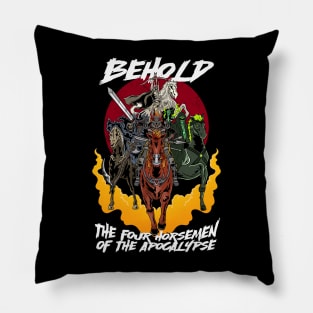 Four Horsemen of the Apocalypse: Ride of the End Times Pillow