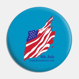Independent day Pin