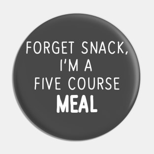 Five Course Meal Pin