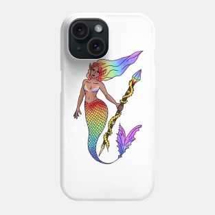 Gay Pride Rainbow Mermaid Phone Case