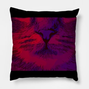 Cool cute style crazy cat Pillow