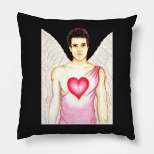 The love of Archangel Chamuel- Dark Grey Pillow