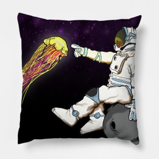 Spaceman and Jellyfish Pillow