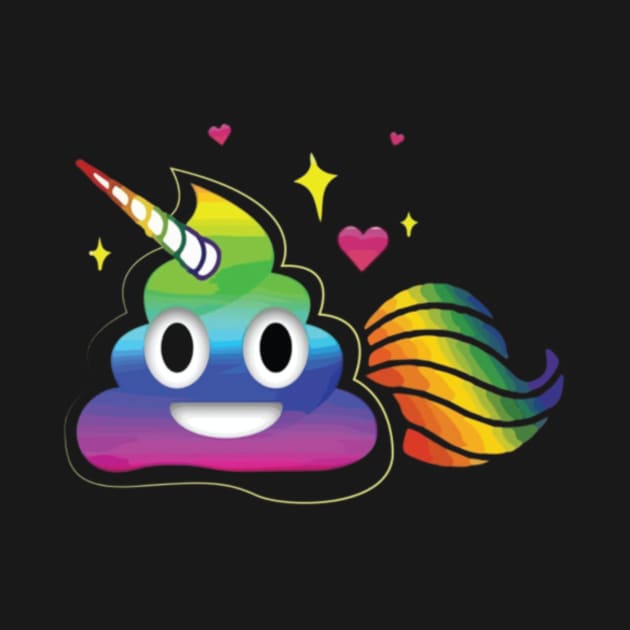 Cute Girl Rainbow Poop by Nulian Sanchez