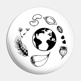 Seeds of the Earth Pin