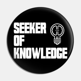 Seeker of Knowledge Pin
