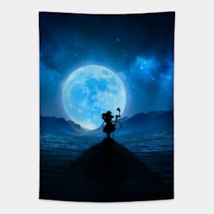 ROXY MIGURDIA | SILHOUETTE MOONLIGHT Tapestry