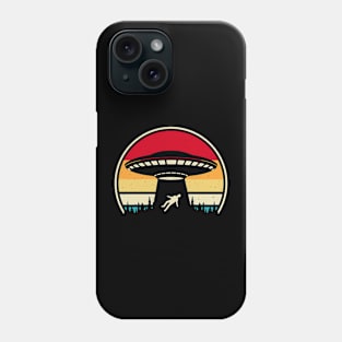 Retro Ufo abduction Phone Case