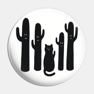 CATus - Cat + Cactus Pin