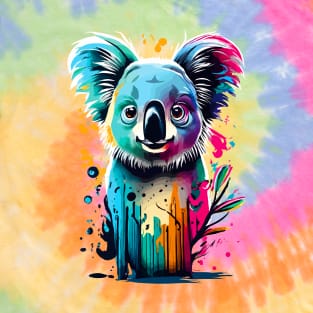 Koala Bear Colourful - Cute Koala Bear Artwork T-Shirt