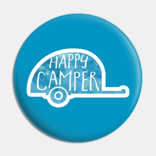 Happy Camper pun Pin