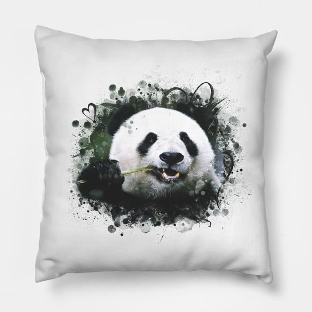 Panda Pillow by TortillaChief