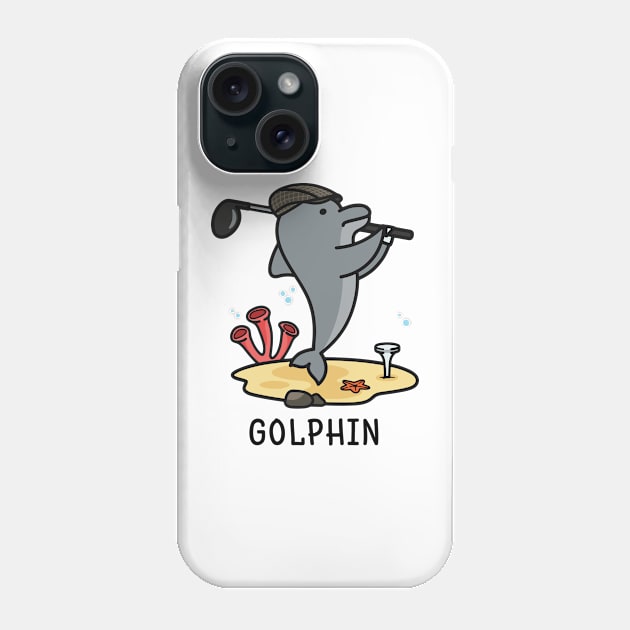 Golphin Phone Case by Three Meat Curry