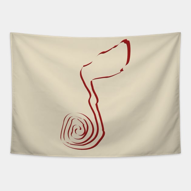 music note Tapestry by bahullah_art