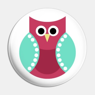 Cute Owl (Version Two) Pin