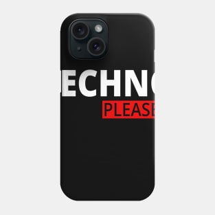 TECHNO PLEACE - Music EDM Phone Case