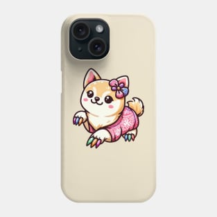 Nail Artist Dog lover Phone Case