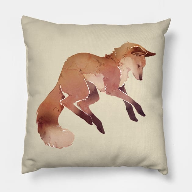 Red Fox Pillow by rejam