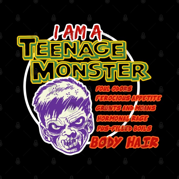 TEENAGE MONSTER by David Hurd Designs