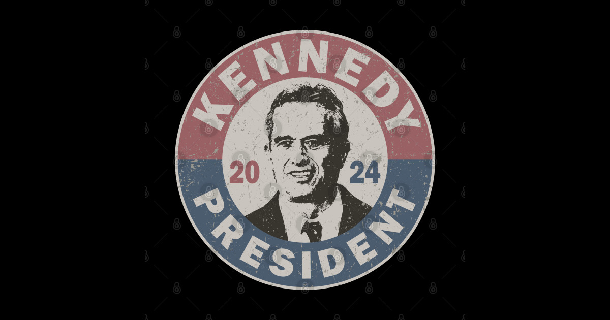 Kennedy for President in 2024 Kennedy 2024 Sticker TeePublic